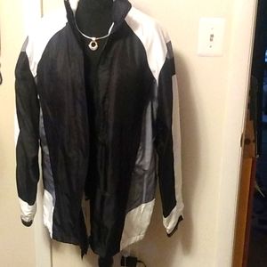 Athletic Works black, white, grey Woman 1X Jacket.